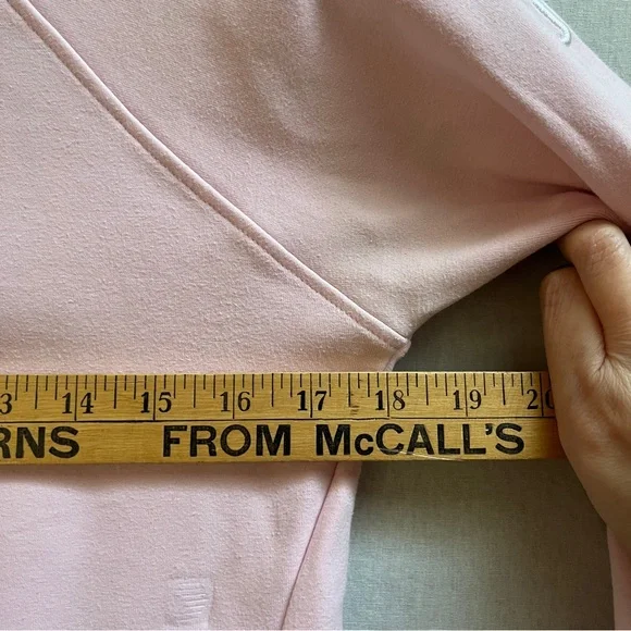 Gym+Coffee Pink Crewneck Sweatshirt Sz S - Picture 7 of 9